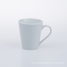 2021 NEU 11 Unzen DIY Blank weiße V Form Reise Tasse Keramik Becher Thermaltransferpresse Sublimation Becher für Kaffee